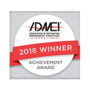 Association of Destination Management Professionals (ADMEI) Achievement Award 2018