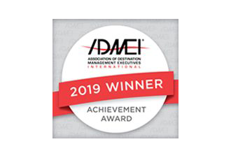 Association of Destination Management Professionals (ADMEI) Achievement Award 2019