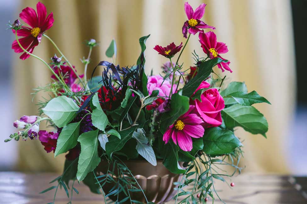 Formal Fresh Floral Decor for Corporate Dinner